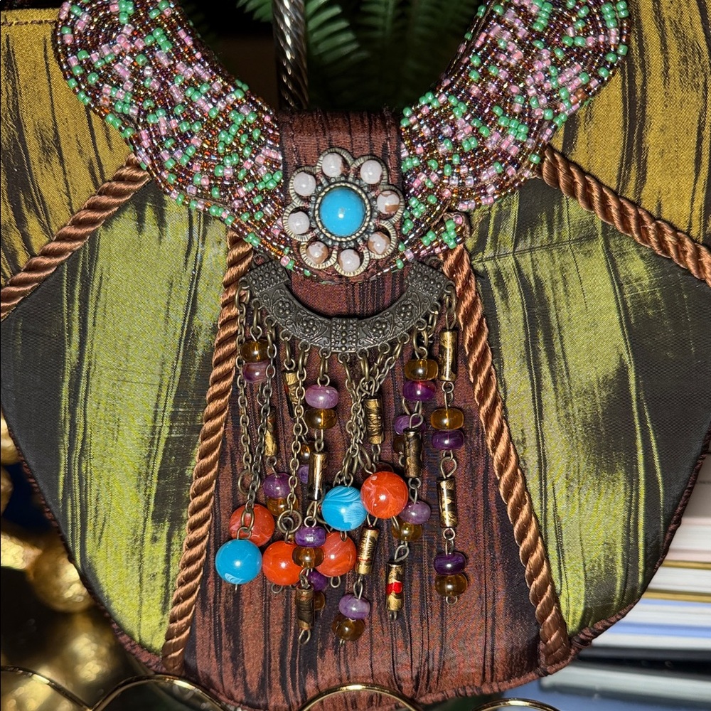 Bohemian Multicolor Beaded Women's Bag - Picture 2 of 7